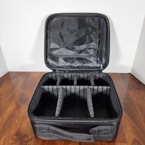 Relavel Travel Makeup Train Case Makeup Cosmetic Case Organizer Portable Artist